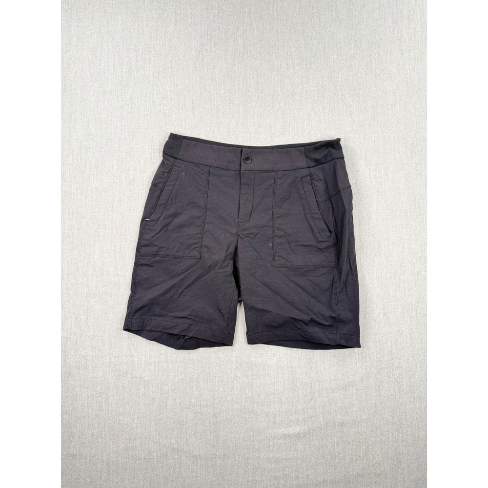 Athleta Trekkie North Shorts Black Hiking Outdoor Activewear Size 10